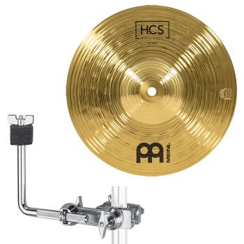 MEINL HCS 10 Splash Becken mit Dixon PA-ACM-SP Becken-Halter