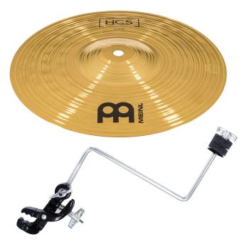 Meinl Becken HCS10S Splash 10 Zoll mit PA-HCM-SP Beckenhalter