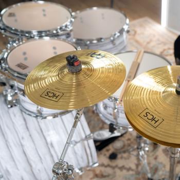 Meinl Becken HCS10S Splash 10 Zoll mit PA-ACM-SP Becken-Halter