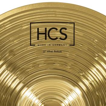 Meinl HCS13H HCS 13 Hi Hat Becken mit Schlagzeugstöcken
