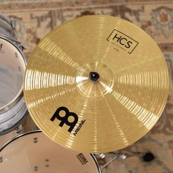 Meinl Beckenset HCS141620 mit Schlagzeugstöcken