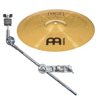 Meinl Becken HCS14C Crash 14 Zoll mit HKC Beckenarm