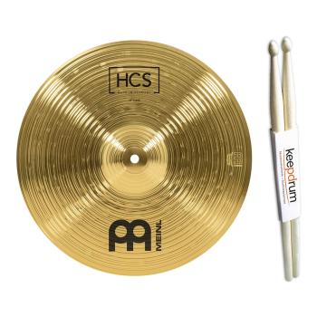 Meinl Becken HCS14C Crash 14 Zoll mit Schlagzeugstöcken