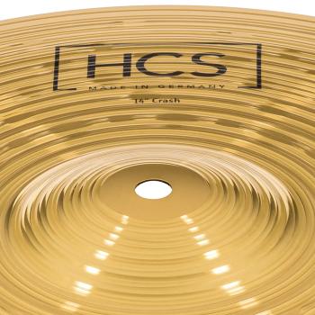 Meinl HCS 14 Crash Becken mit Schlagzeugstöcken