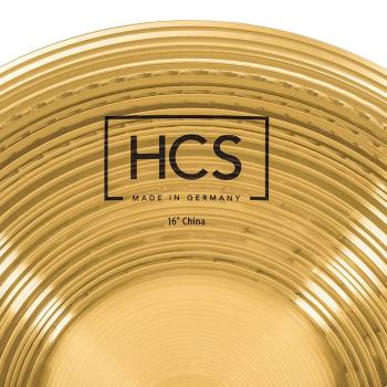 Meinl HCS 16 China Becken mit Schlagzeugstöcken