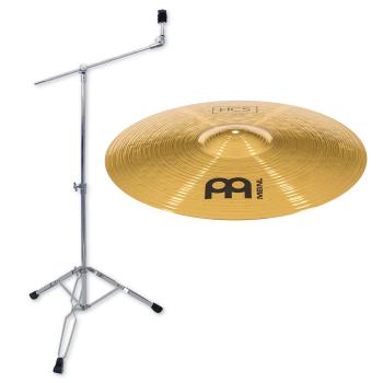 Meinl Becken HCS18CR Crash-Ride 18 Zoll mit Beckenständer