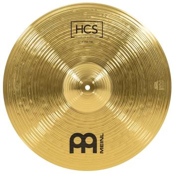 MEINL HCS Crash-Ride Becken 18 mit Schlagzeugstöcken