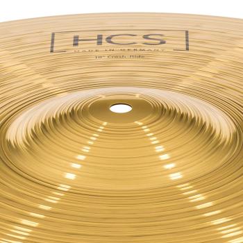 MEINL HCS Crash-Ride Becken 18 mit Schlagzeugstöcken