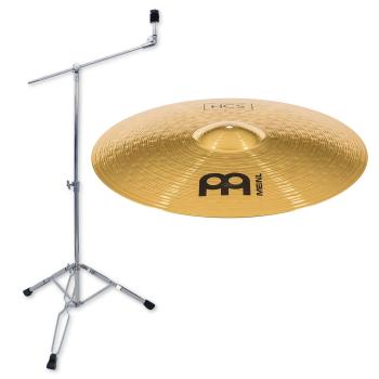 Meinl Becken HCS20R Ride 20 Zoll mit Galgen-Beckenständer