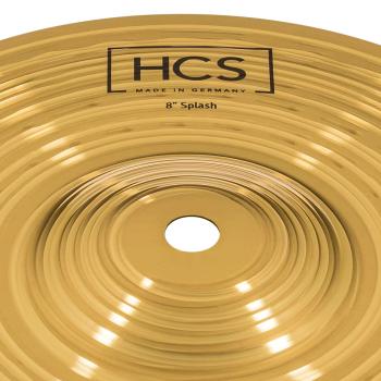 Meinl Becken HCS8S Splash mit Dixon PA-ACM-SP Becken-Halter