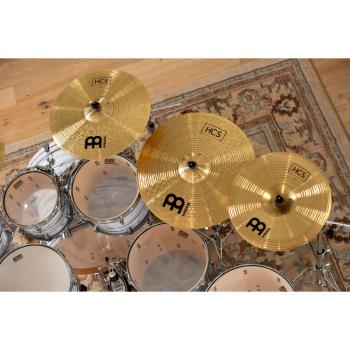 Meinl Beckenset HCS-SCS 6 teilig mit Schlagzeugstöcken