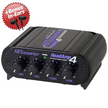 ART HeadAMP 4 Kopfhörer-Verstärker + Bonus In-Ear Kopfhörer