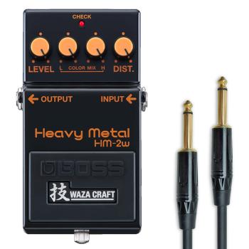 Boss HM-2W Heavy Metal Waza Craft Pedal mit Kabel