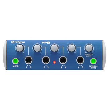 PreSonus HP4 Kopfhörerverstärker mit Kopfhörer