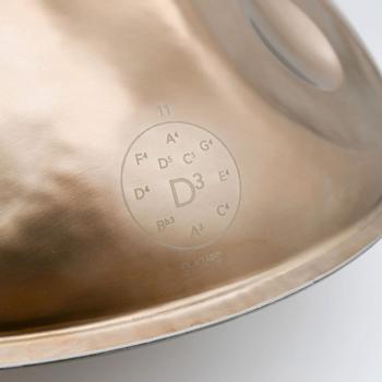 Patera Handpan HPDM-11 Compact Edelstahl D-Kurd mit Pflegemittel