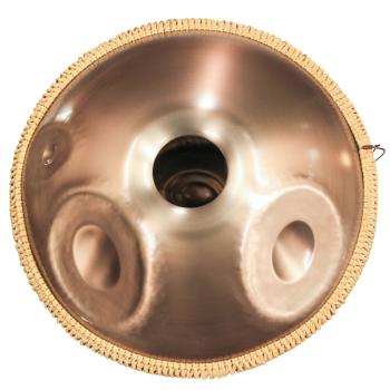 Patera Handpan HPDM-12 Compact Edelstahl D-Kurd mit Handpan-Ständer