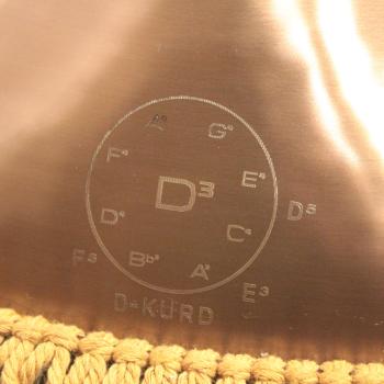 Patera Handpan HPDM-12 Compact Edelstahl D-Kurd mit Handpan-Ständer