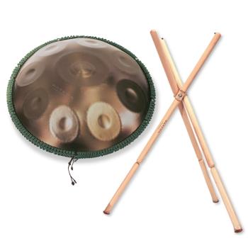 Patera Handpan HPDM-5 D-Amara Edelstahl mit Handpan-Ständer