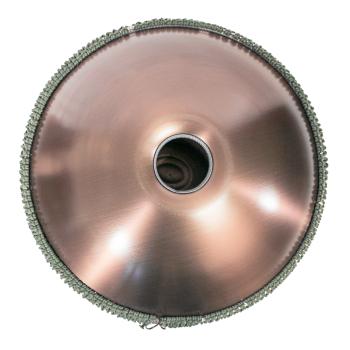 Patera Handpan HPDM-6 D-Kurd Edelstahl mit Handpan-Ständer