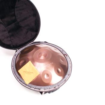 Patera Handpan HPDM-6 D-Kurd Edelstahl mit Handpan-Ständer