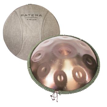 Patera Handpan HPDM-6 D-Kurd Edelstahl mit Handpan-Ständer