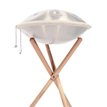 Patera Handpan HPDM-10 Compact Edelstahl D-Kurd mit Handpan-Ständer