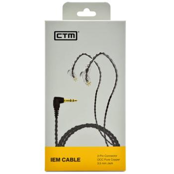CTM IEM Standard-Kabel für Ohrhörer Clear