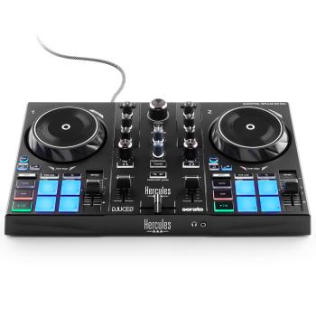 Hercules DJ Control Inpulse 200 MK3 mit Laptop Stativ Schwarz