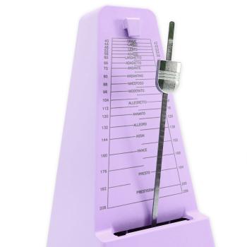 keepdrum Mechanisches Metronom JPQ101PL Lila mit Glocke