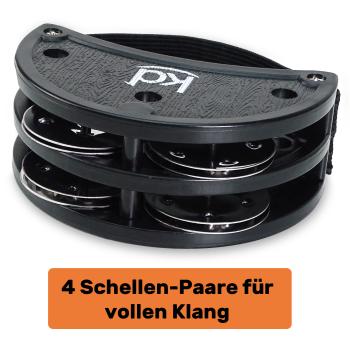 keepdrum Fuß-Tambourin Set