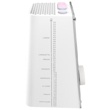 Korg Metronom KDM-3 Taktgeber Digital mit 19 Taktarten Weiss
