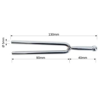keepdrum Stimmgabel KDTFA 440Hz Ton A1 mit Schlüsselanhänger