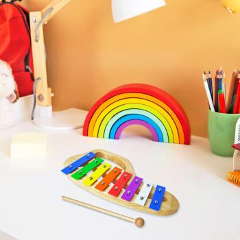 keepdrum KGS-C Glockenspiel für Kinder mit Tasche Pink
