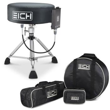 Eich Hocker DBC400R Subwoofer-Hocker Leder Komplett-Set mit Taschen