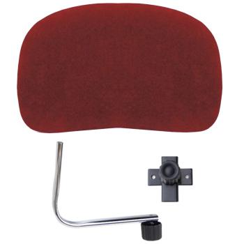 Roc-n-Soc Schlagzeughocker Rundsitz Rot mit Lehne