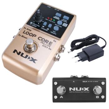 Nux Loop Core Deluxe Bundle Effektpedal mit Netzteil