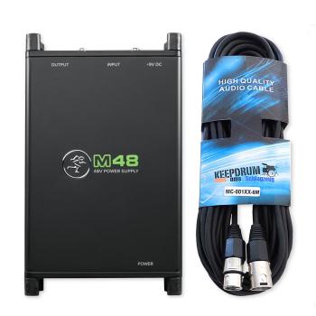 Mackie Phantomspeisung M-48 48V 1-Kanal mit Kabel