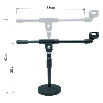 keepdrum M210 Mikrofonstativ mit XLR-Kabel