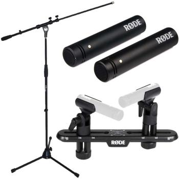 Rode Mikrofon Set M5 MP mit Stativ und Rode Stereo Bar