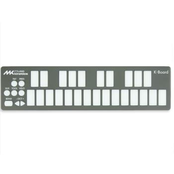 Muse Kinetics MIDI-Controller K-Board Galaxy mit Kopfhörer