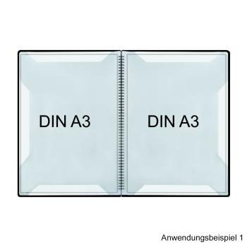 K&M 11930 Orchester-Notenpult mit Notenmappe DIN A3