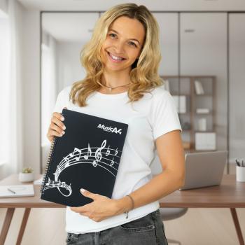 keepdrum Notenmappe MB40 für 40 Seiten DIN A4
