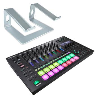 Roland MC-707 Groovebox mit Ständer Silber