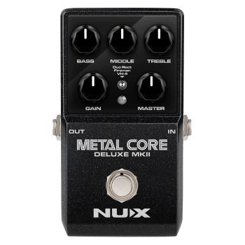 Nux Effektgerät Metal Core Deluxe MKII Preamp Pedal mit Netzteil