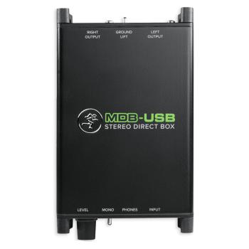 Mackie DI-Box MDB-USB Aktive Direct Box mit Kabel