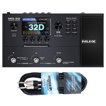 Nux MG-30 Modeling Multi-Effektgerät mit Kabel