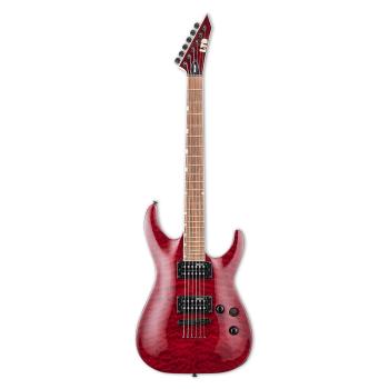 ESP LTD MH-200QM STBC E-Gitarre mit Klinkenkabel