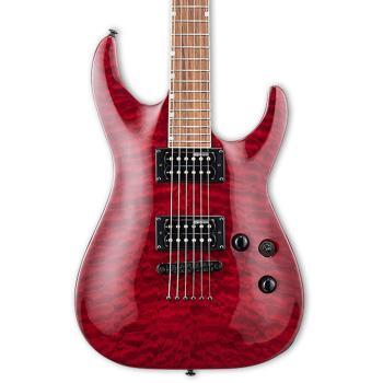 ESP LTD MH-200QM STBC E-Gitarre mit Klinkenkabel
