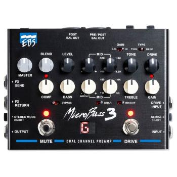 EBS Vorverstärker MicroBass 3 analoger Bass Preamp