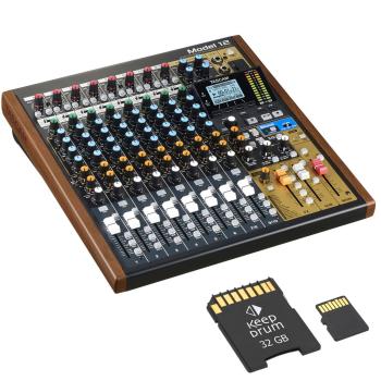 Tascam Model 12 Mischpult mit Speicherkarte 32 GB